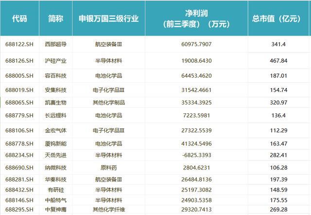 科创板公司新材料50强：总市值超5000亿元 产业集聚效应显现｜年终盘点